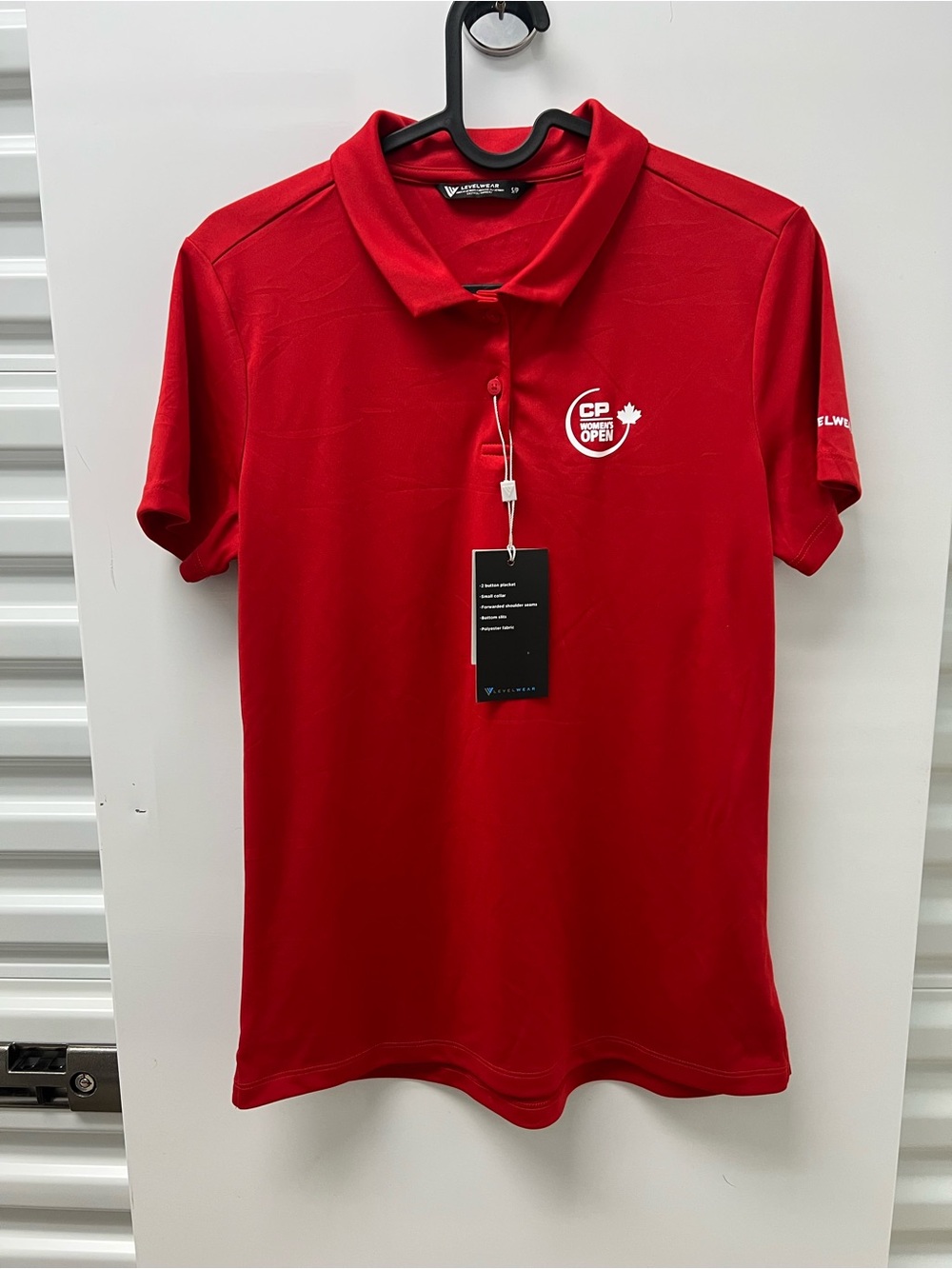 Levelwear CP Women’s Open Red Polo